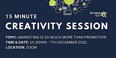e-nexus Hub 15 min creativity session