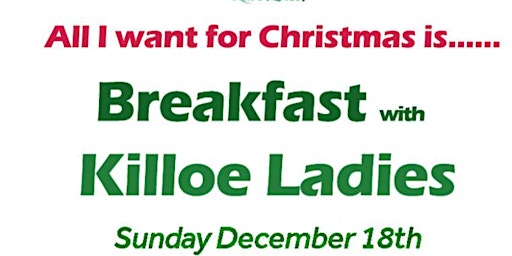 Killoe Ladies  Christmas Breakfast