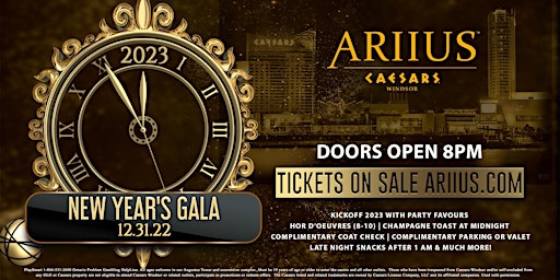 ARIIUS' New Year's Eve Gala