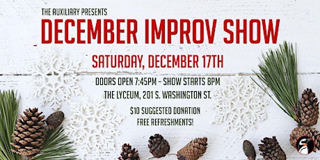 Improv Comedy December Show: The Auxiliary