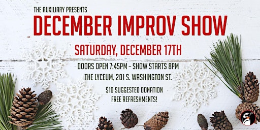 Improv Comedy December Show: The Auxiliary primary image