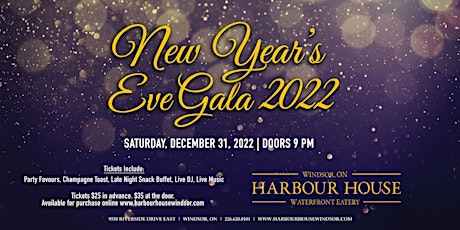 New Year's Eve Gala at Harbour House Windsor