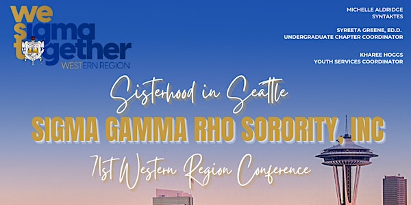 Sigma Gamma Rho Sorority Inc., Western Region Conference