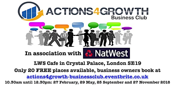 Actions4Growth™ Business Club with NatWest (29 May 2018)
