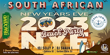 South African New Years Eve Party @ Backyard Bar