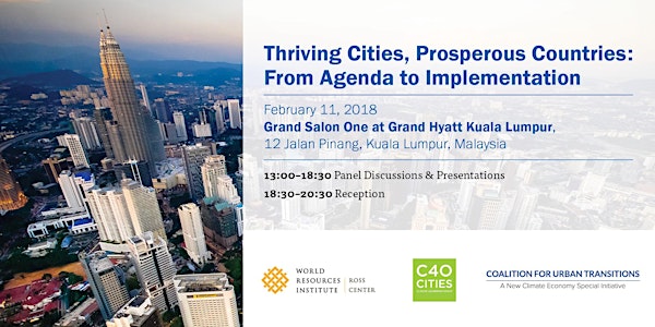 Thriving Cities, Prosperous Countries: From Agenda to Implementation