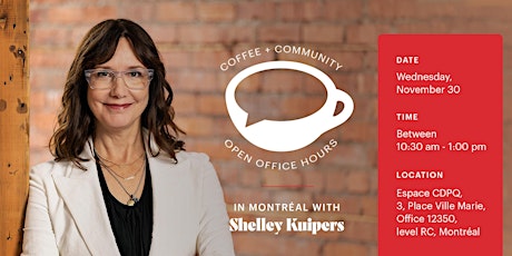 The51 Open Office Hours in Montréal with Shelley Kuipers