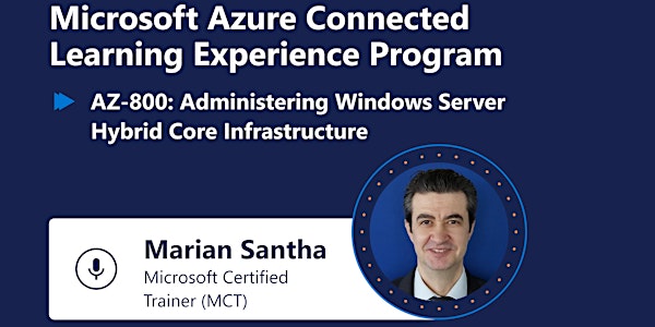 Microsoft Azure connected Learning Program| AZ-800 Microsoft Azure