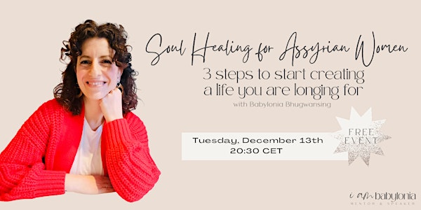 Masterclass - 3 steps to start creating  a life you are longing for