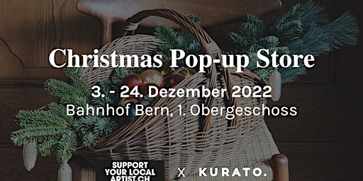 Weihnachtlicher Pop-up Store Bahnhof Bern
