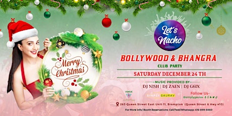 LET'S NACHO | Christmas Bollywood & Bhangra Party