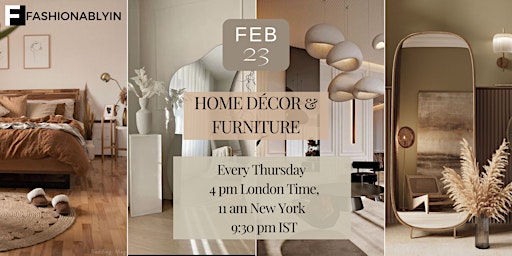 Fashionablyin Home Décor & Furniture Virtual B2B Networking