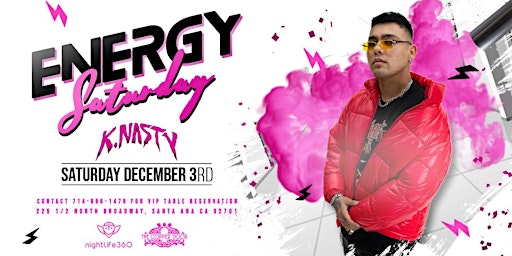 Energy Saturday @ the Copper Door with DJ K.Nasty