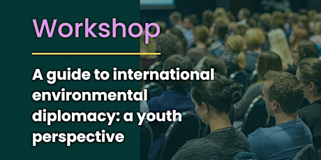 A guide to international environmental diplomacy: a youth perspective