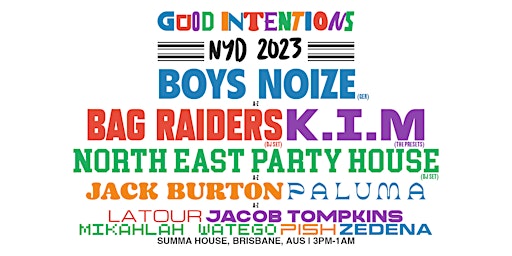 GOOD INTENTIONS (NYD)