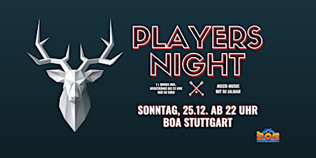 Boa Players Night - So, 25.12.2022