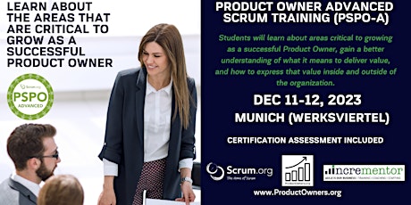 Certified Training | Professional Scrum Product Owner - Advanced (PSPO-A)