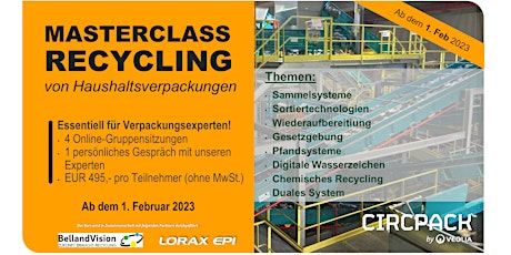 Masterclass Recycling - Deutsche Ausgabe