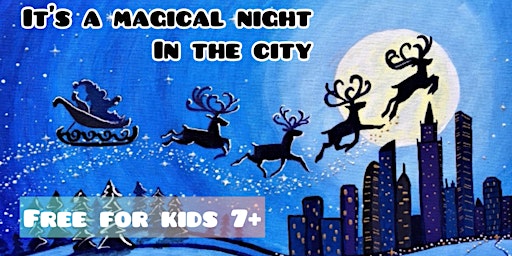It's a Magical Night- Free Online Art Class for Kids 7+