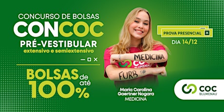 Image principale de Concurso de Bolsas Pré-Vestibular 2023/1