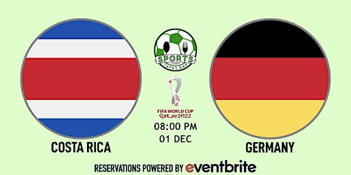 Costa Rica v Germany | World Cup Qatar 2022 - NFL Madrid Tapas Bar