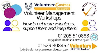 Volunteer Management Workshops (LINCOLNSHIRE) primary image