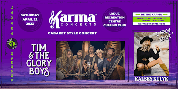 Karma Concerts Cabaret with Tim & The Glory Boys