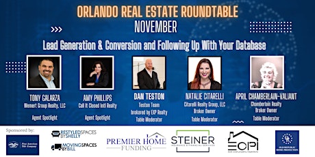Orlando Real Estate Roundtable - Lead Generation & Conversion