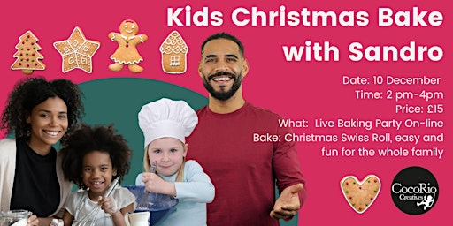 Kids Christmas Bake with Sandro Live On-line
