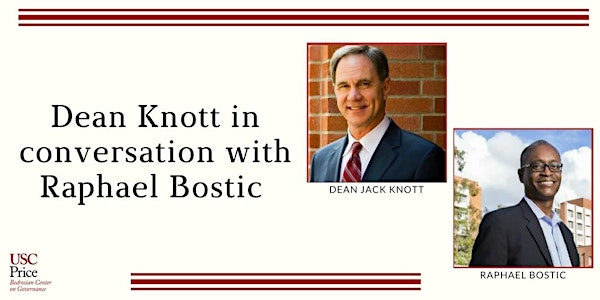 Dean Jack Knott in Conversation with Raphael Bostic