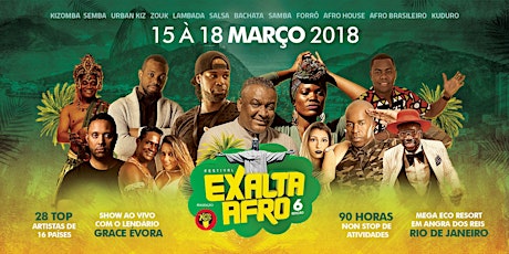 Imagem principal do evento VI EXALTA AFRO FESTIVAL INTERNACIONAL | 15-18 MAR 2018 (Brasil)