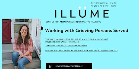 Working with Grieving Persons Served Workshop
