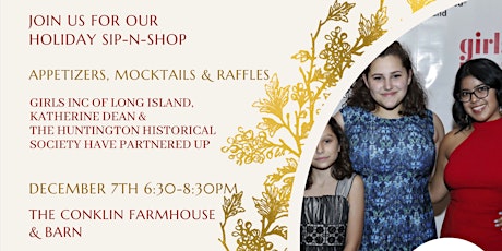 Holiday SIP-N-Shop to Benefit Girls Inc of Long Island