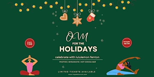 OM for the Holidays — free yoga class for all levels
