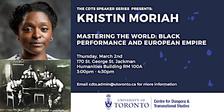 CDTS Speaker Series: Kristin Moriah