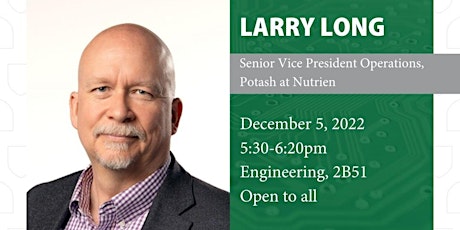 Talk: Innovation at Nutrien by Larry Long, Senior VP Operations