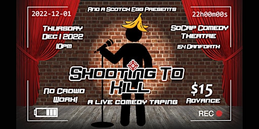Shooting to Kill - A Live Comedy Taping!