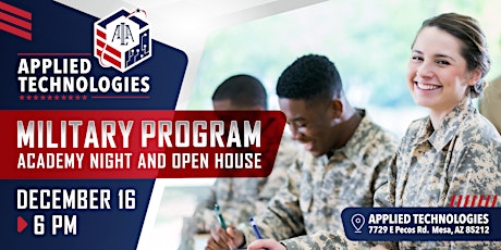 ALA Applied Technologies Military Program Academy Night 12/16