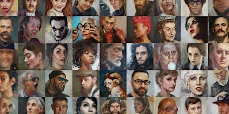100 Portraits Art Show