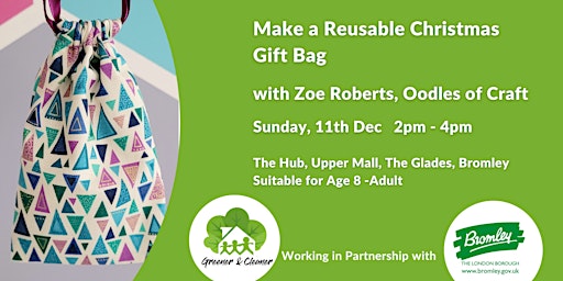 Reuseable Christmas Giftbag Workshop with Zoe Roberts