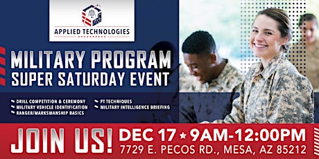 ALA Applied Technologies Military Program Super Saturday Event 12/17