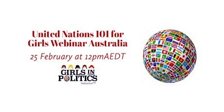 United Nations 101 for Girls Webinar Australia