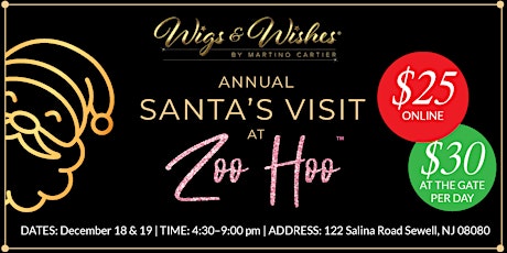 WIGS and WISHES Annual Christmas Light Spectacular and Visit with Santa