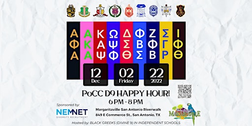 Black Greeks (D9) in Independent Schools Happy Hour @ PoCC '22 SAN ANTONIO