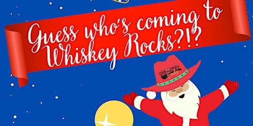 Santa & Rudolph at Whiskey Rocks
