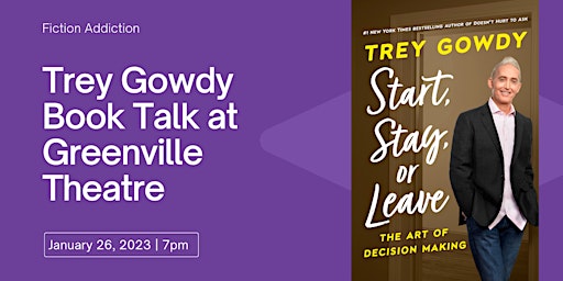 Trey Gowdy Book Talk