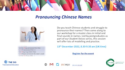 Pronouncing Chinese Names