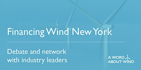 Financing Wind NYC 2018 primary image