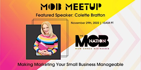 MOB Meetup With Colette Bratton primary image