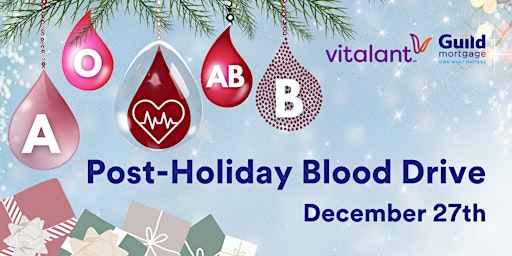 Post-Holiday Blood Drive